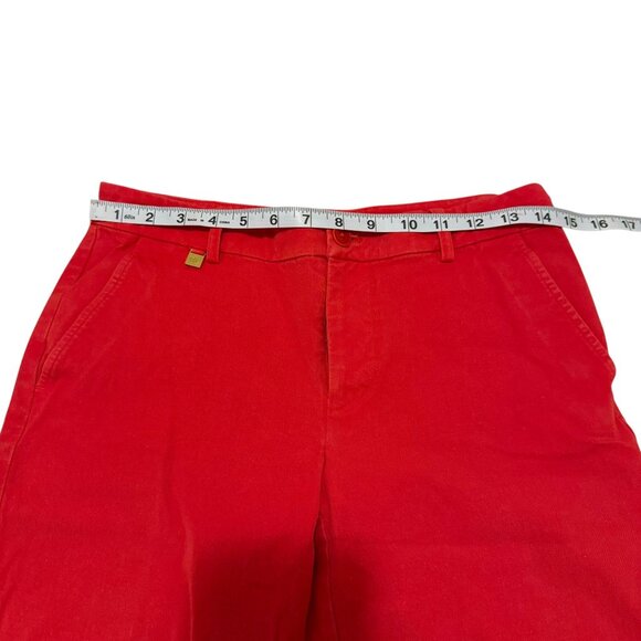 Lauren Ralph Lauren Womens Red Twill Shorts Size 2P - Picture 6 of 12